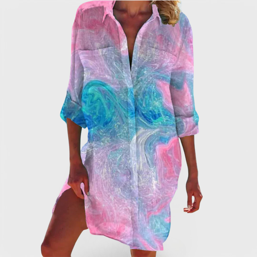 LUDOVICA | ABITO CAMICIA ESTIVO LEGGERO
