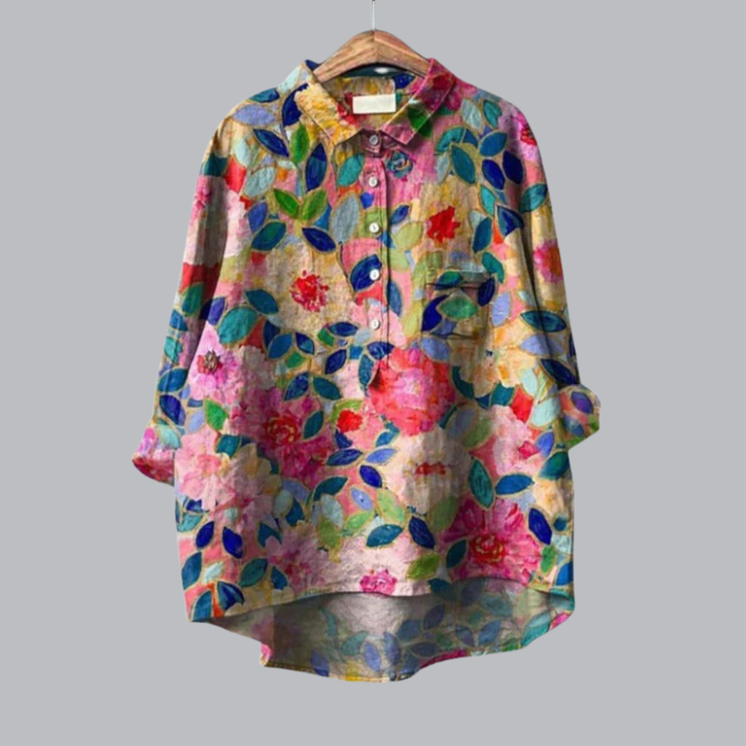 Dorotea | Blusa floreale classica