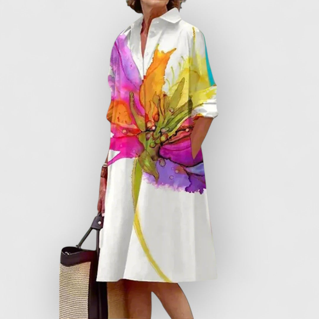 Scarlett | Abito bianco a fiori