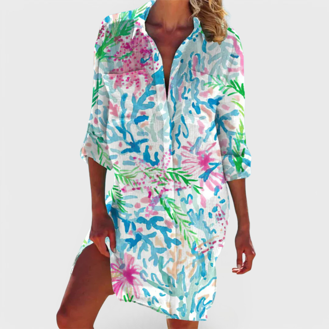 PAMELA | ABITO CAMICIA ESTIVO LEGGERO