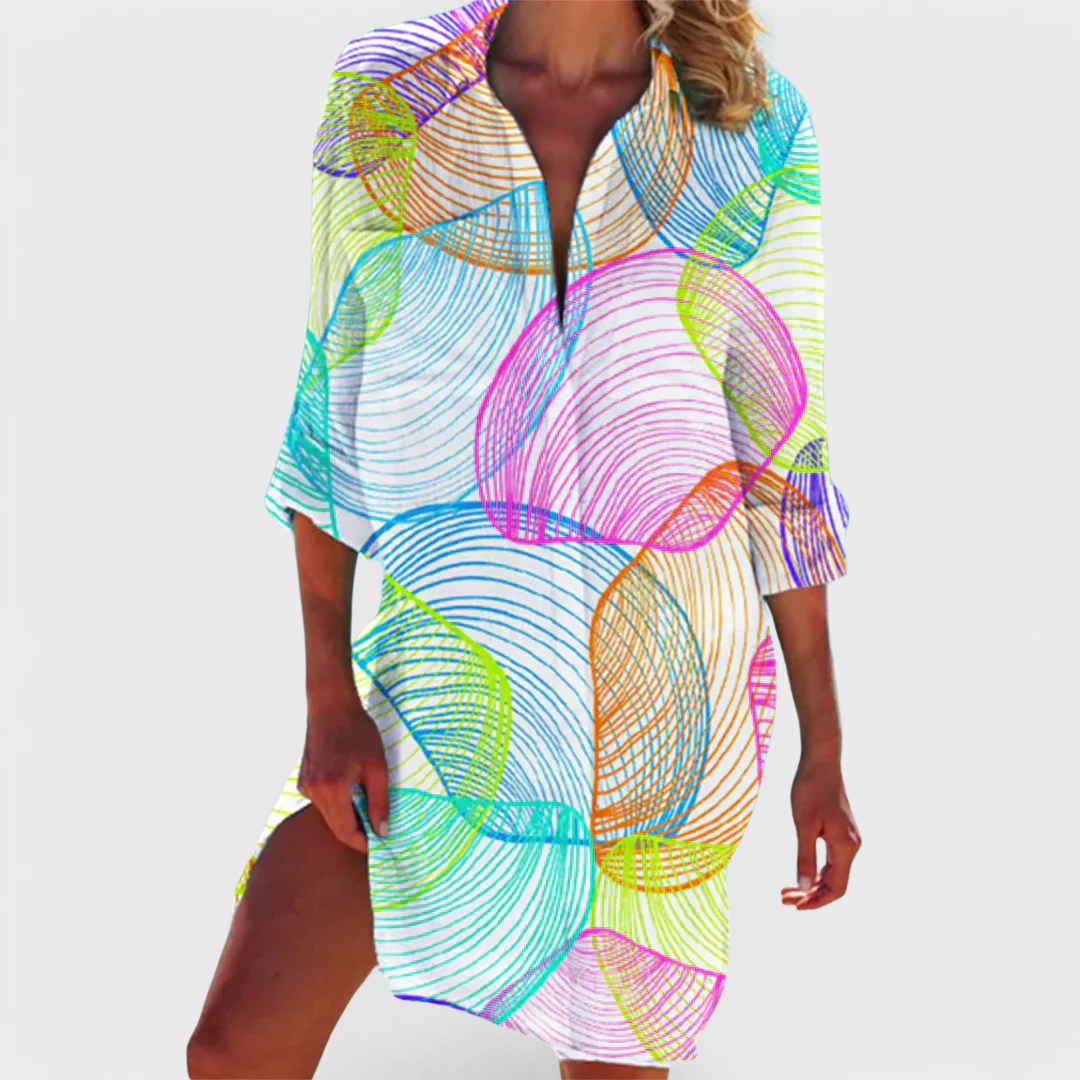 ROSSELLA | ABITO CAMICIA ESTIVO LEGGERO