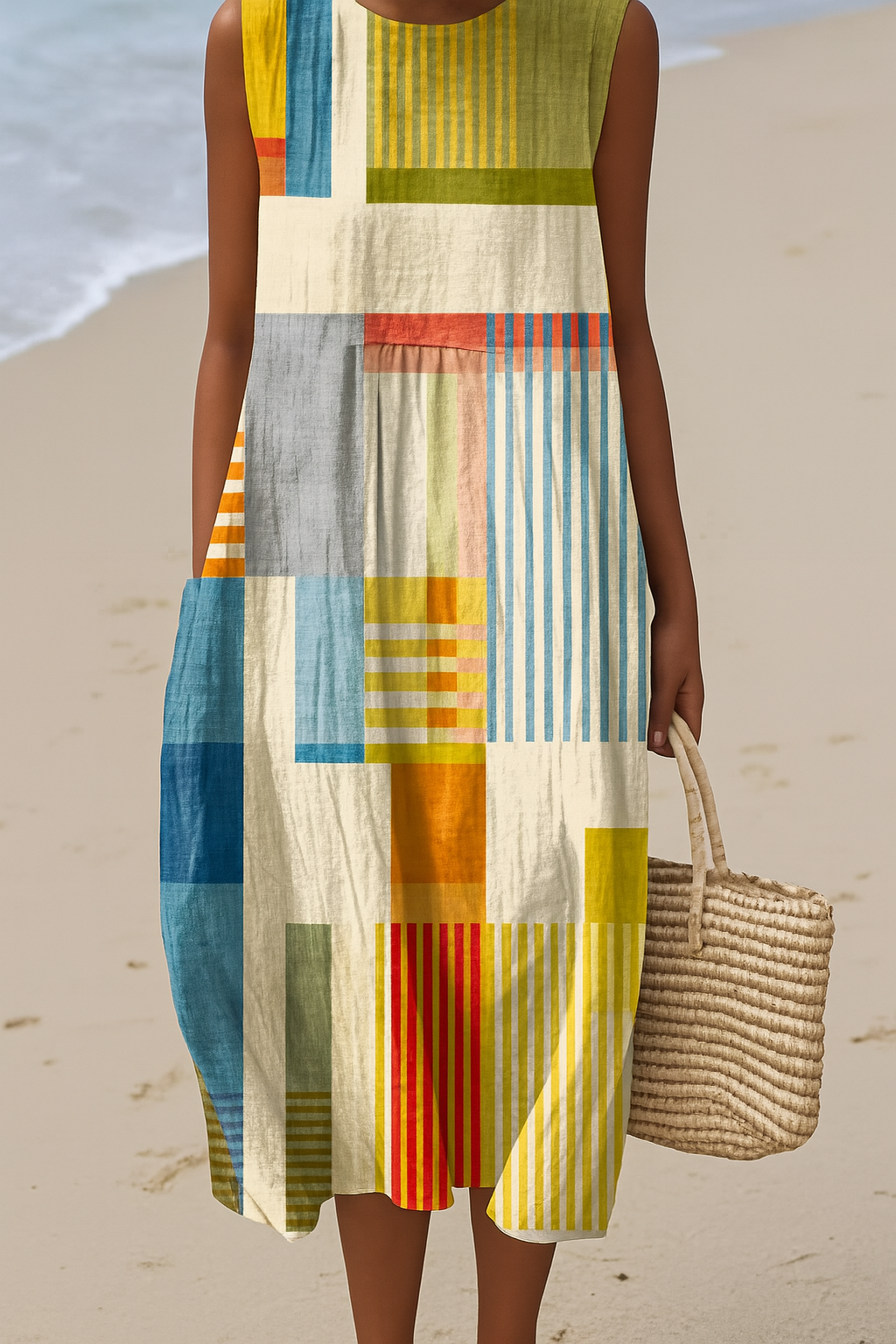 Marisa | Accappatoio Patchwork Moderno
