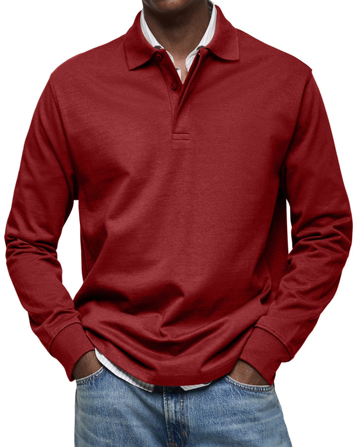 ALESSANDRO | POLO CASUAL A MANICHE LUNGHE DI QUALITA' PREMIUM