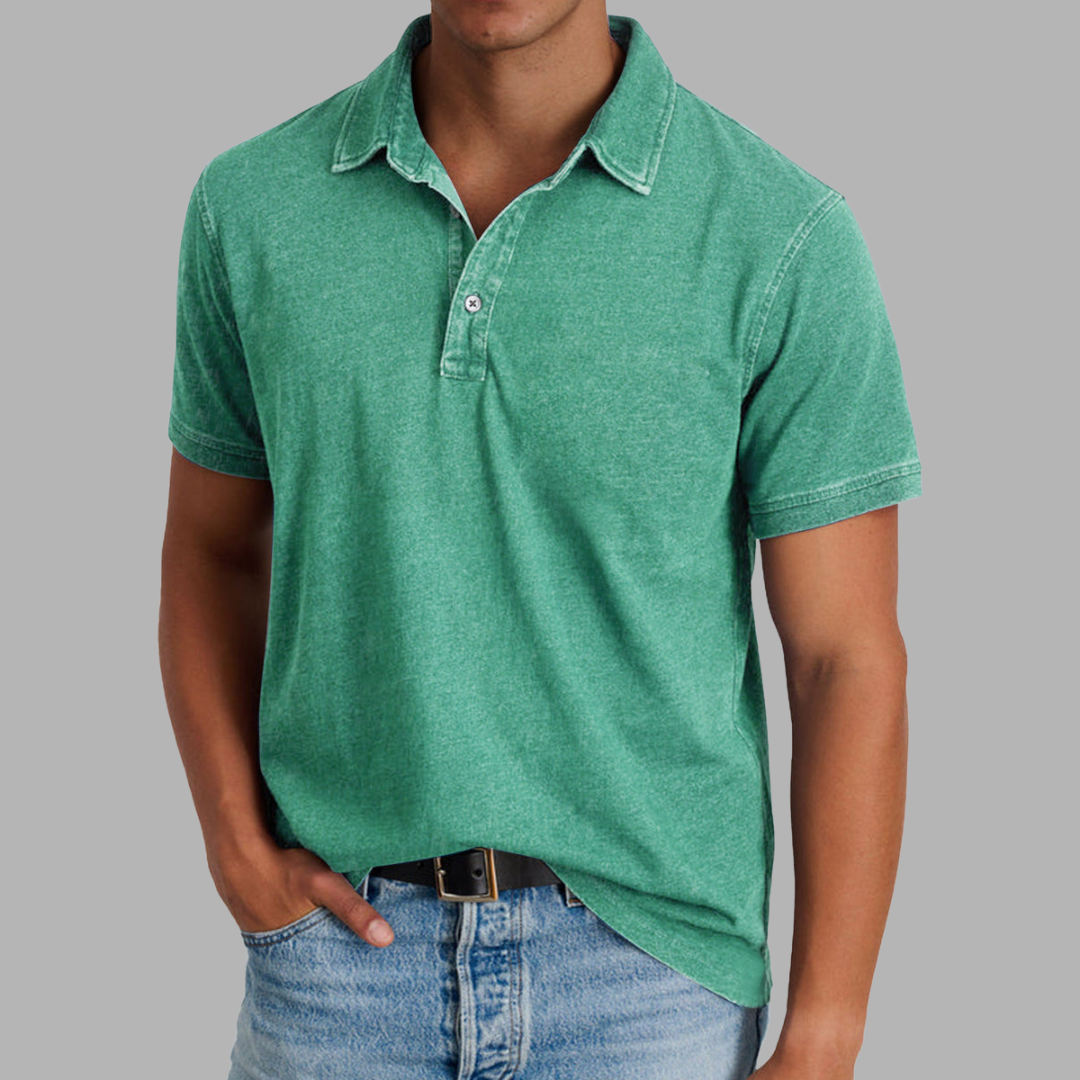 Carmelo | Polo morbido lavato per comfort e stile