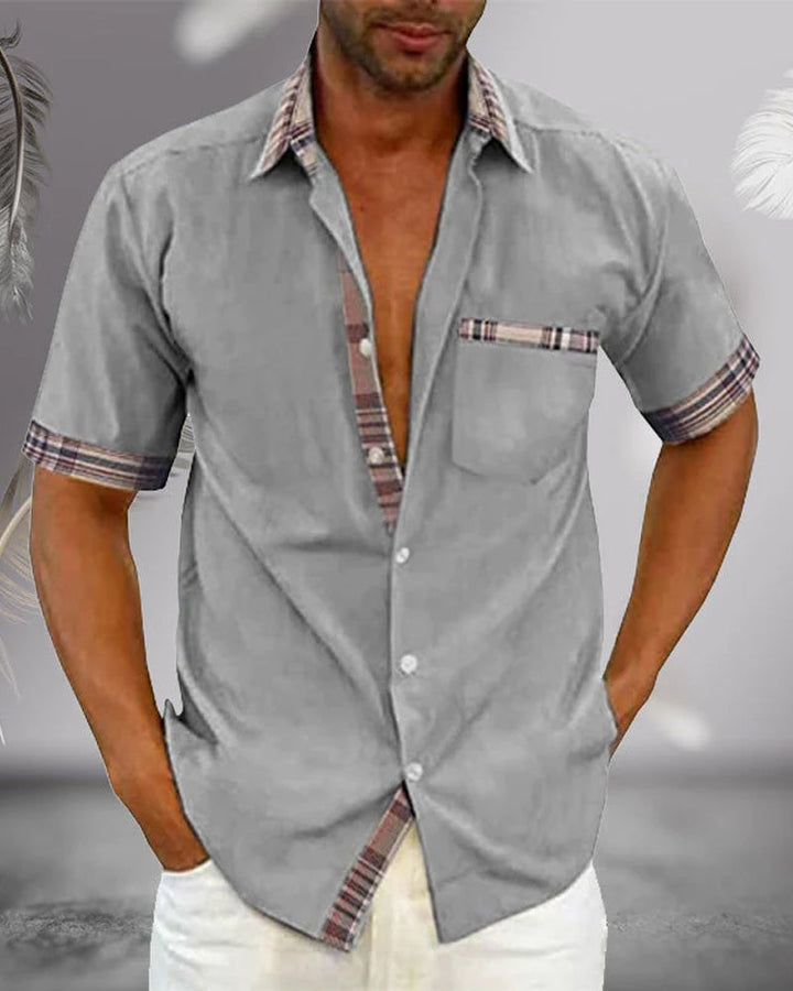 ANTONIO | CAMICIA A MANICHE CORTE DA UOMO