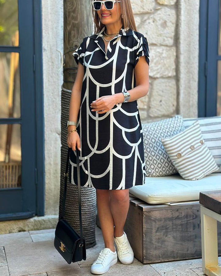 GINEVRA | ABITO ELEGANTE A MANICHE CORTE CONFORTEVOLE