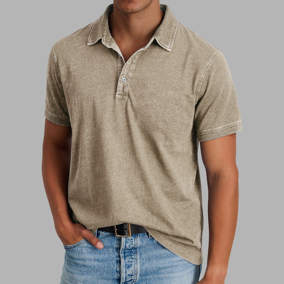 Carmelo | Polo morbido lavato per comfort e stile