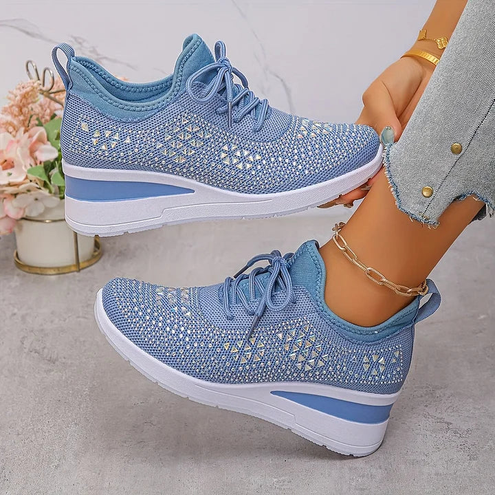 Tatiana | Scarpe ortopediche con strass scintillanti