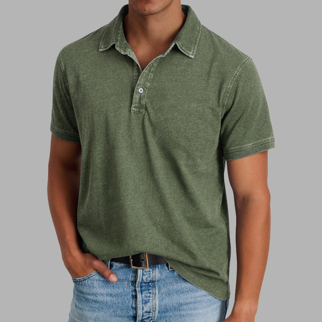 Carmelo | Polo morbido lavato per comfort e stile