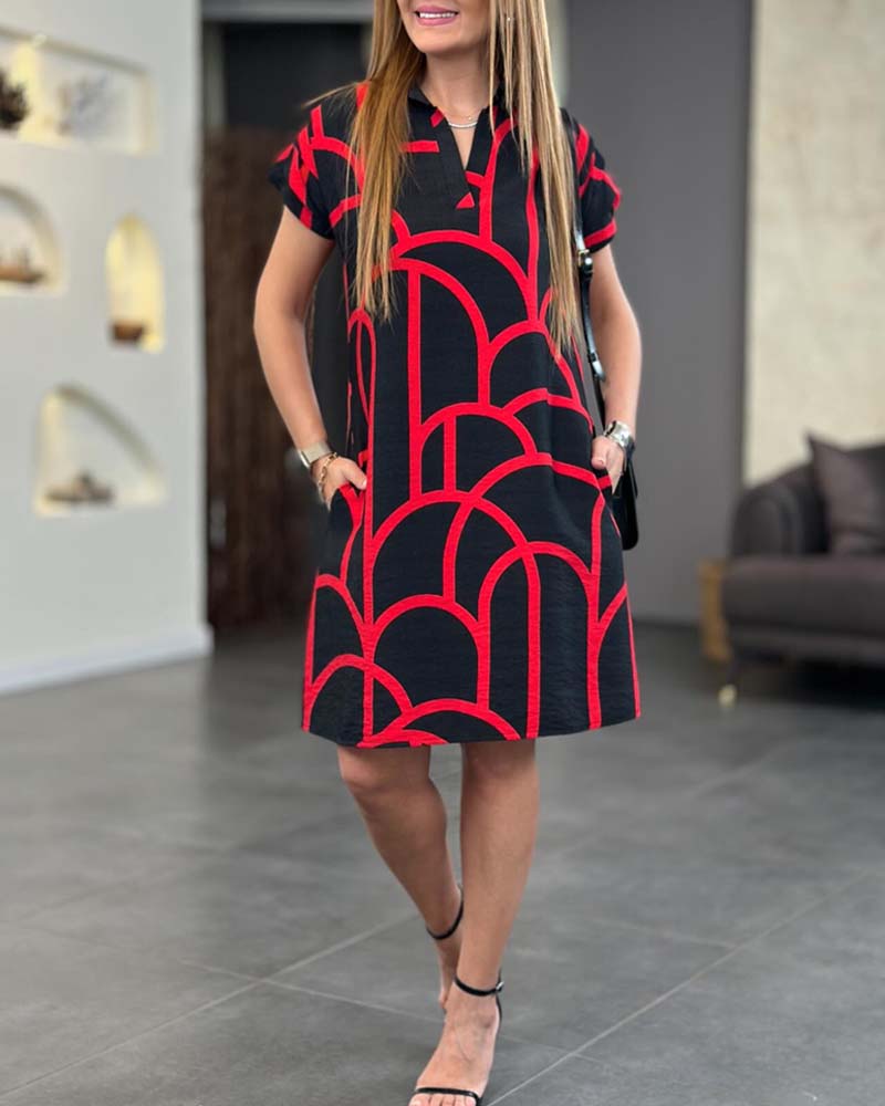 GINEVRA | ABITO ELEGANTE A MANICHE CORTE CONFORTEVOLE