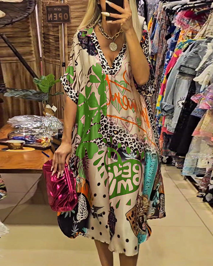 MAURA | ABITO CASUAL CON SCOLLO A V