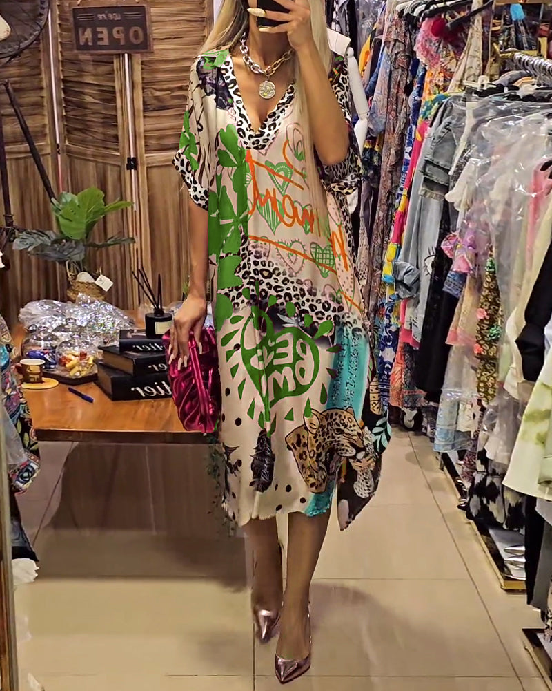 MAURA | ABITO CASUAL CON SCOLLO A V