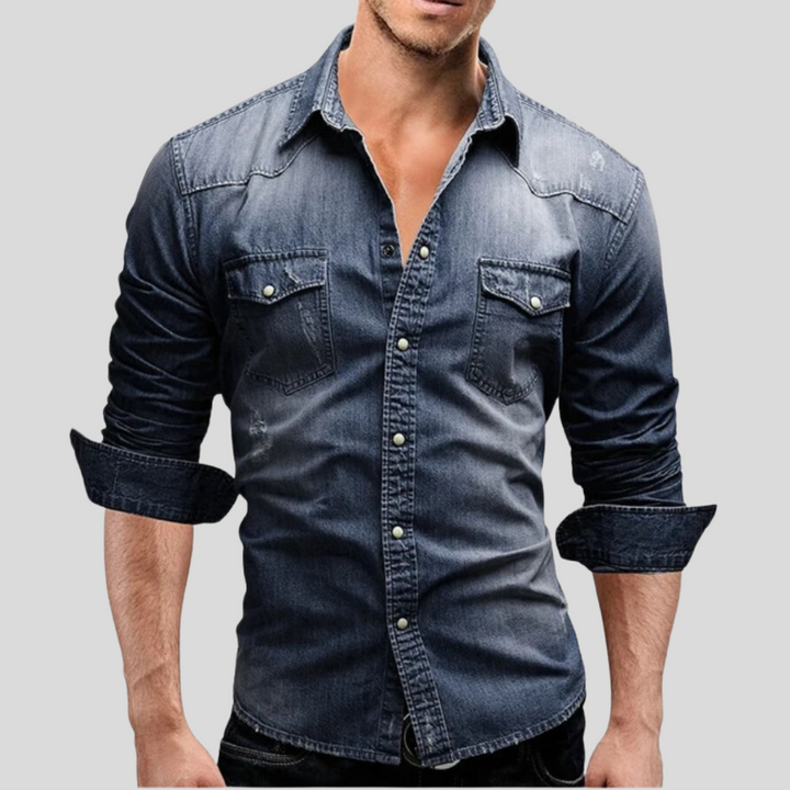 Alex | Camicia in denim moderna