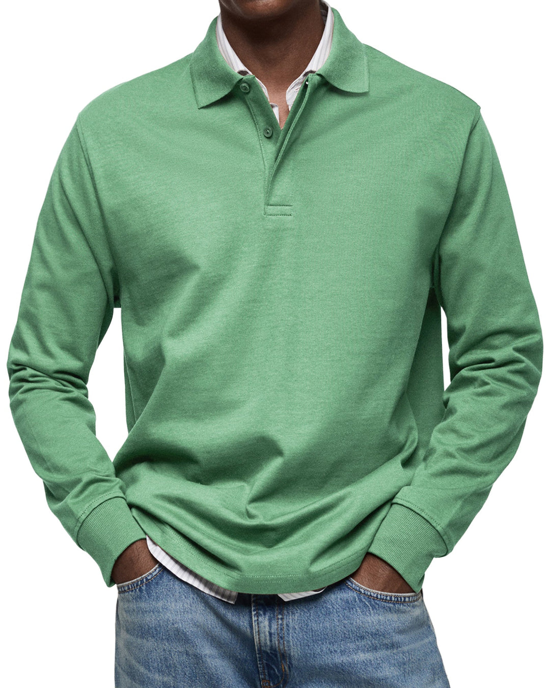 ALESSANDRO | POLO CASUAL A MANICHE LUNGHE DI QUALITA' PREMIUM