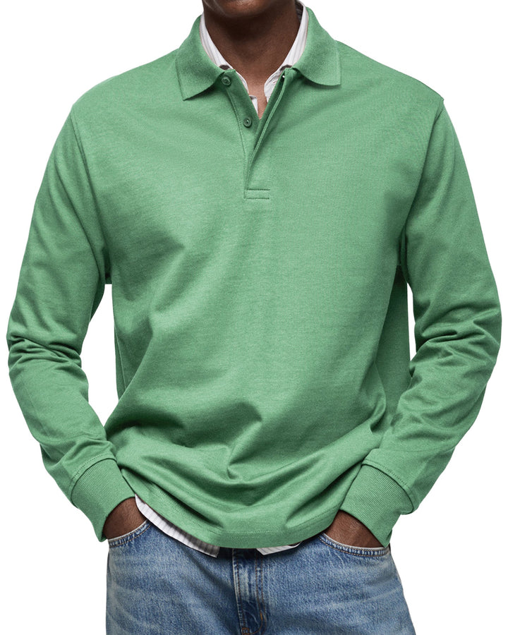 ALESSANDRO | POLO CASUAL A MANICHE LUNGHE DI QUALITA' PREMIUM