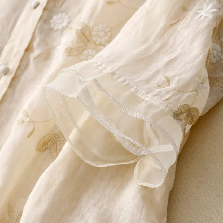 ILARIA | BLUSA ELEGANTE RICAMATA PER UN TOCCO RAFFINATO