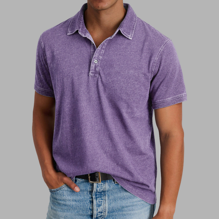 Carmelo | Polo morbido lavato per comfort e stile