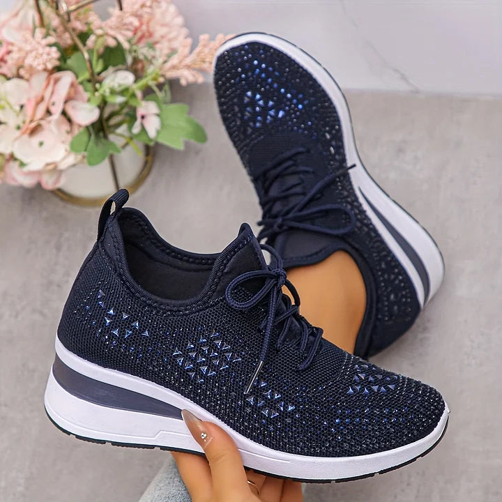 Tatiana | Scarpe ortopediche con strass scintillanti