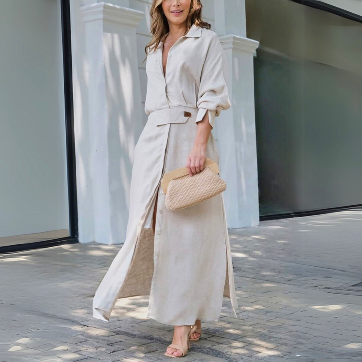 Eva | Abito Maxi Elegante con Scollatura a V
