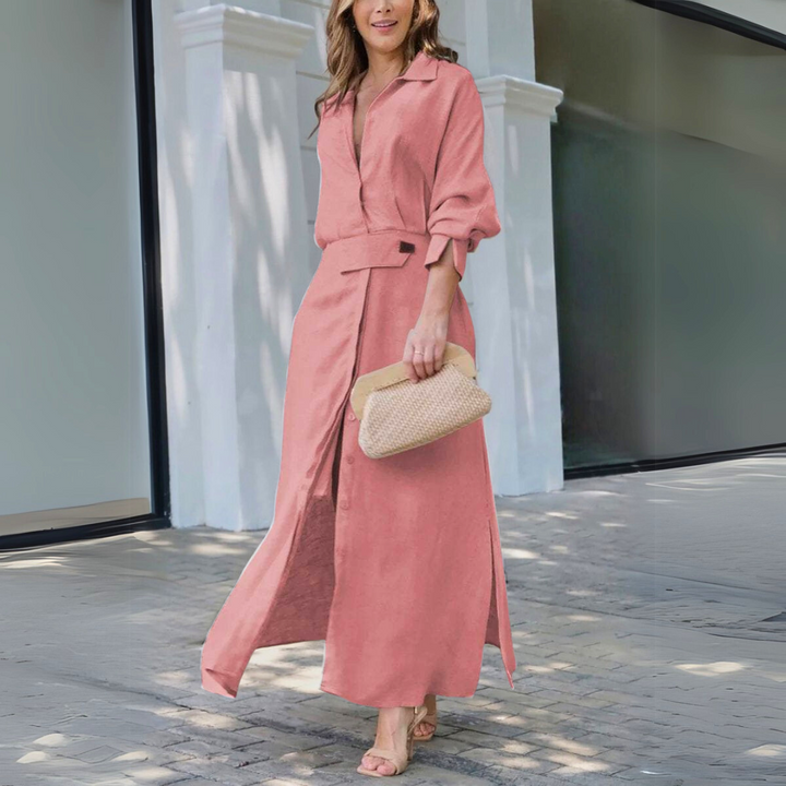 Eva | Abito Maxi Elegante con Scollatura a V