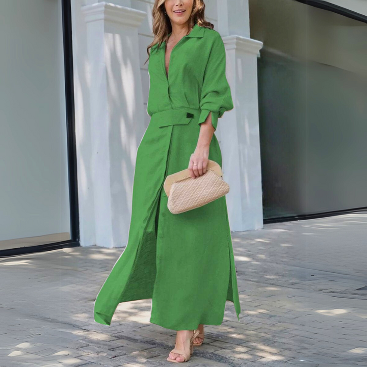 Eva | Abito Maxi Elegante con Scollatura a V