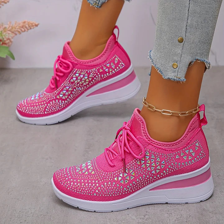 Tatiana | Scarpe ortopediche con strass scintillanti