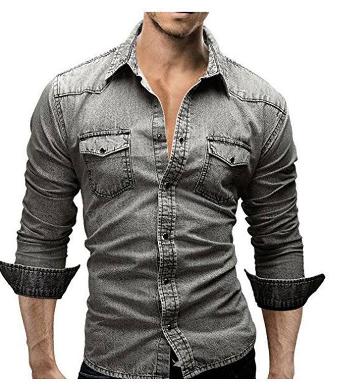 Alex | Camicia in denim moderna