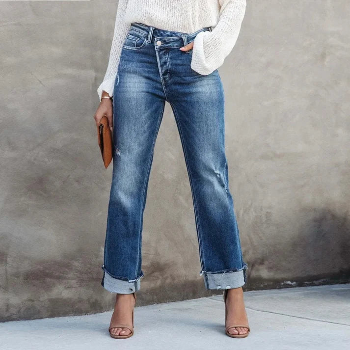 MELANIA™ | Jeans Donna Artigianale