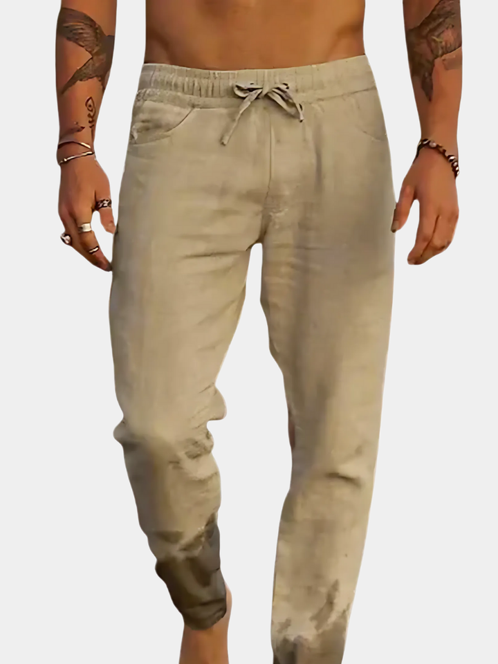 Flavio | PANTALONI DA SPIAGGIA IN LINO