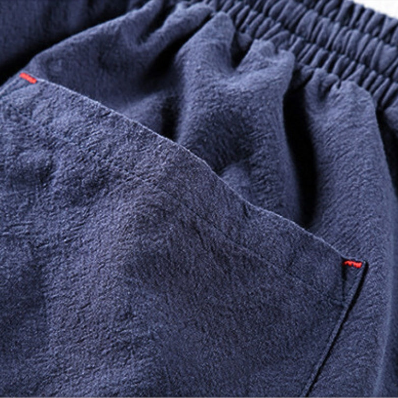 Fabio | Pantaloni Corti in Stile Giapponese da Uomo