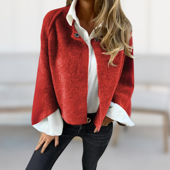 BEATRICE™ | CAPPOTTO DA DONNA CON GIROCOLLO E MANICHE LUNGHE