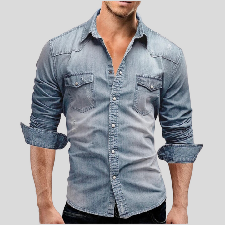 Alex | Camicia in denim moderna