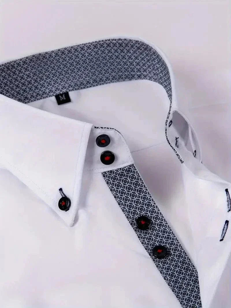 Ferruccio | Camicia in Cotone Bicolore