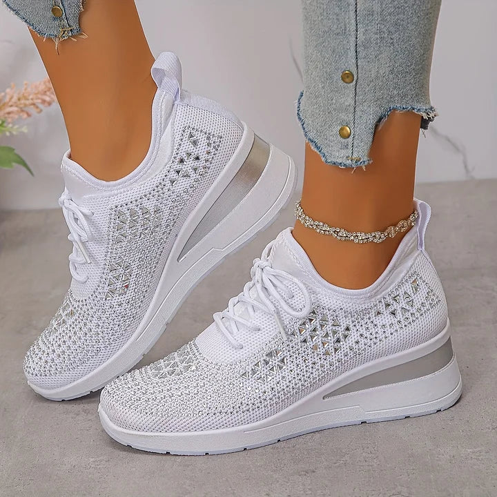 Tatiana | Scarpe ortopediche con strass scintillanti
