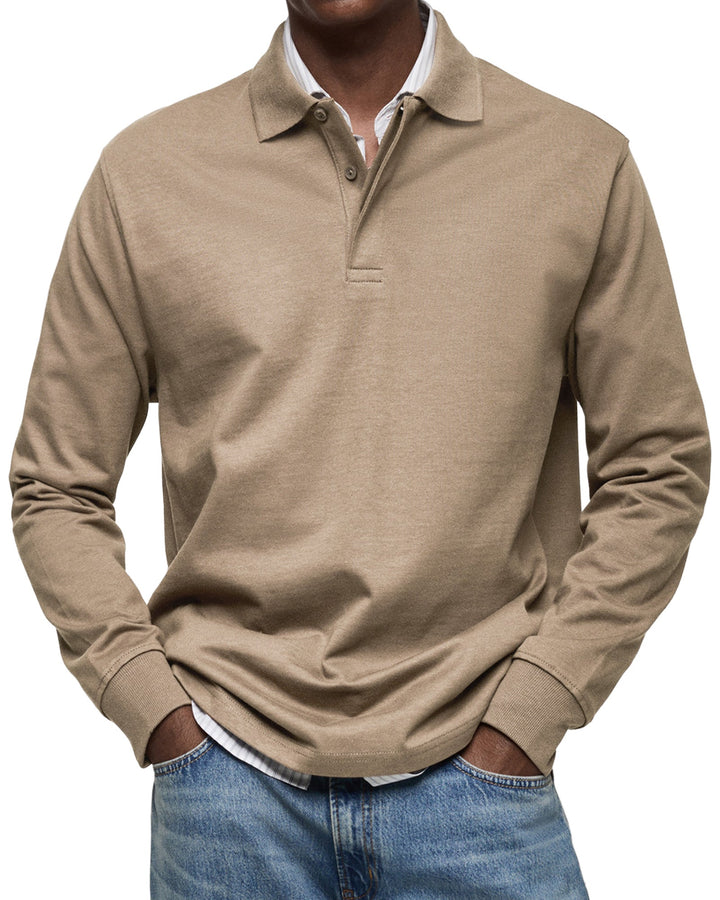 ALESSANDRO | POLO CASUAL A MANICHE LUNGHE DI QUALITA' PREMIUM