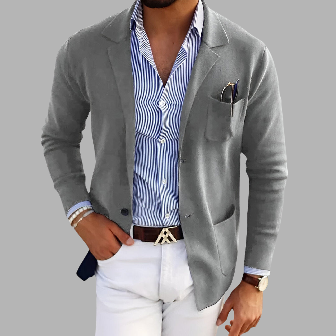 Carlo | Blazer in Maglia Leggera per Eleganza e Comfort