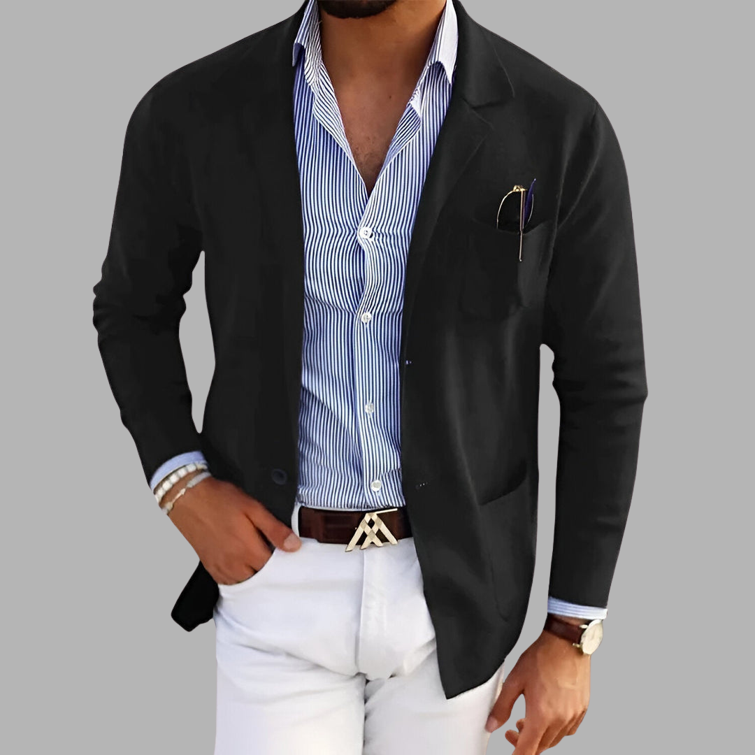 Carlo | Blazer in Maglia Leggera per Eleganza e Comfort