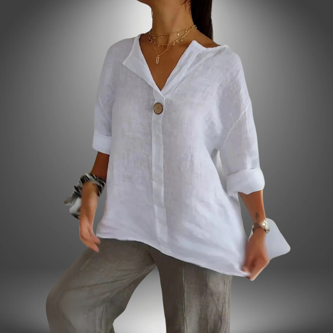 ANASTASIA | BLUSA CON SCOLLO A V QUALITA' PREMIUM