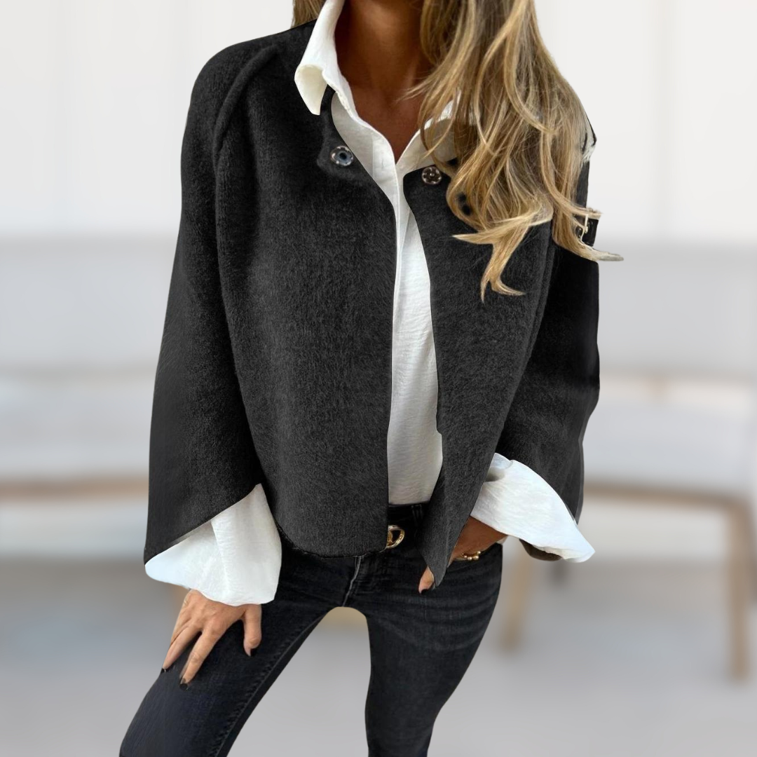 BEATRICE™ | CAPPOTTO DA DONNA CON GIROCOLLO E MANICHE LUNGHE