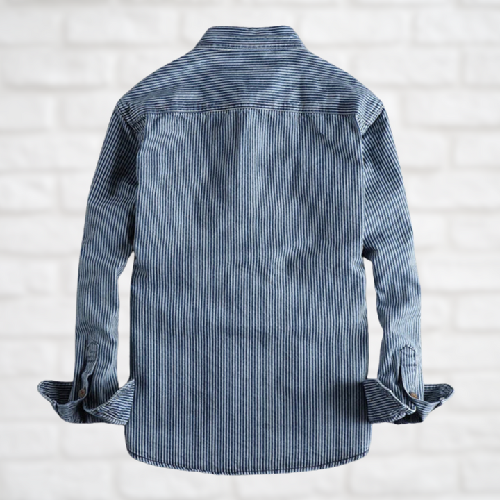 TEODORO™ | CAMICIA IN DENIM VINTAGE UOMO