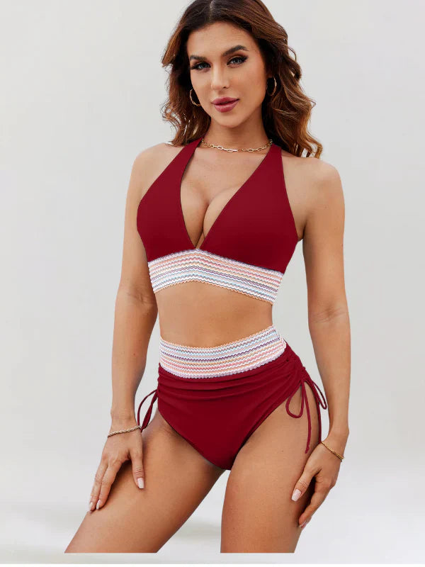Monica | Set bikini con vita alta