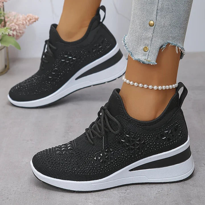 Tatiana | Scarpe ortopediche con strass scintillanti