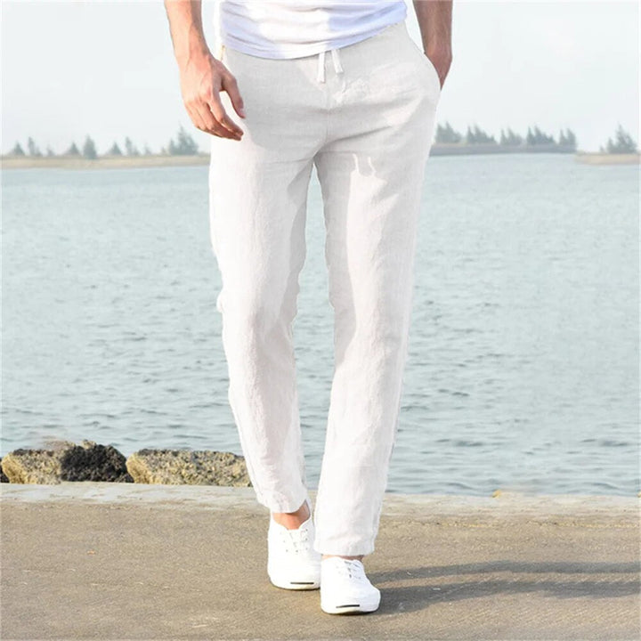 Albino | Pantaloni estivi leggeri da uomo in lino