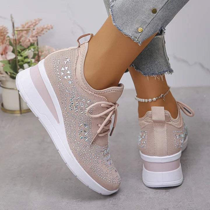 Tatiana | Scarpe ortopediche con strass scintillanti