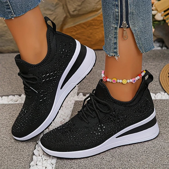 Tatiana | Scarpe ortopediche con strass scintillanti