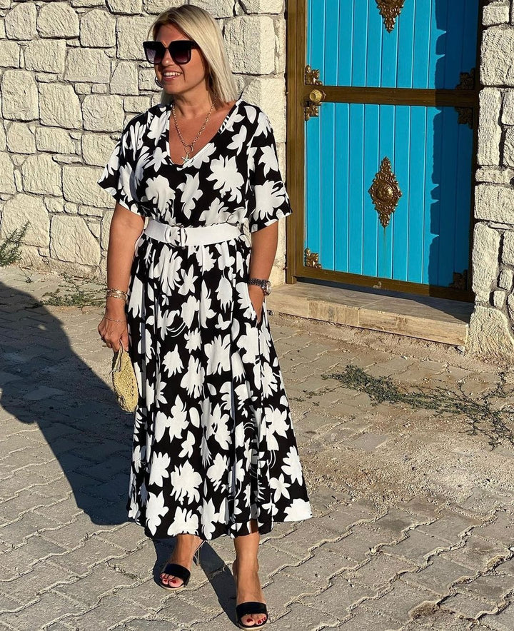 Lucia | ABITO ELEGANTE CON COPERTURA PER LA PANCIA