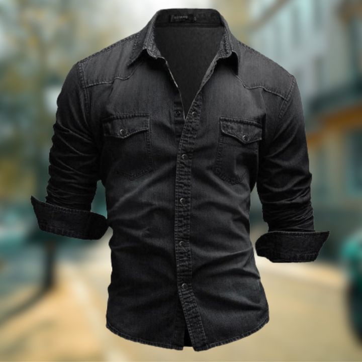 FALCO™ | CAMICIA DA UOMO DENIM ARTIGIANALE