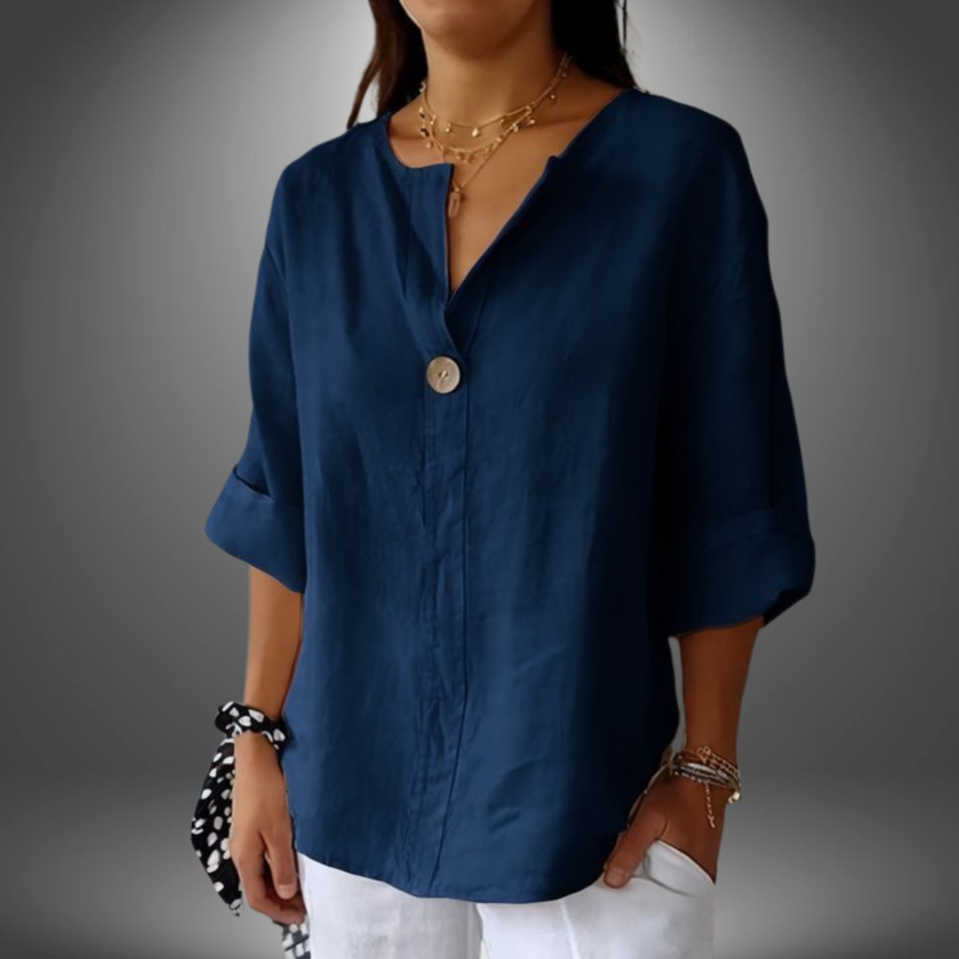 ANASTASIA | BLUSA CON SCOLLO A V QUALITA' PREMIUM