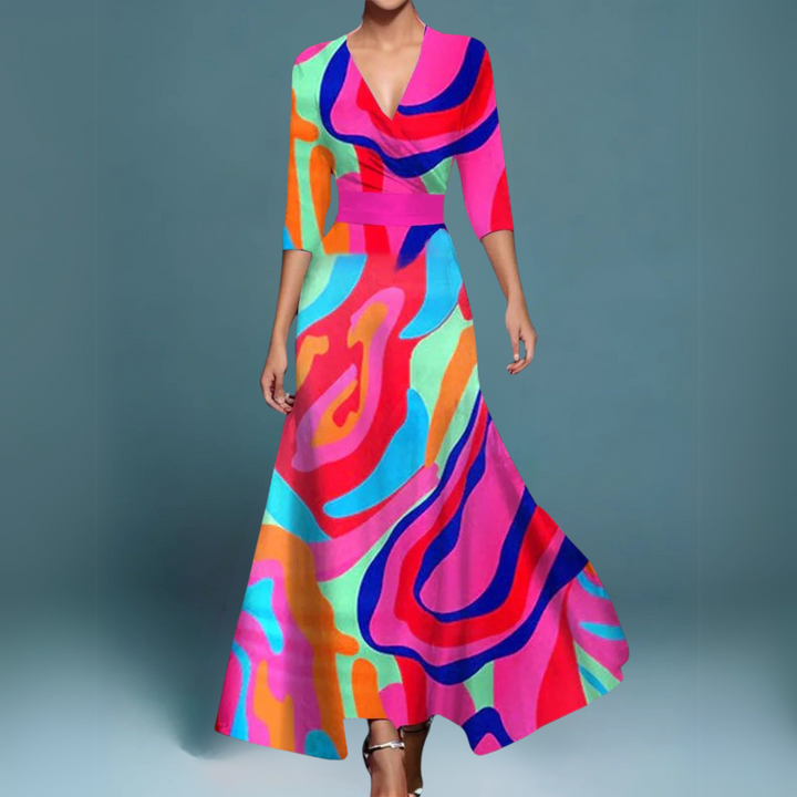 NILDE | ABITO ELEGANTE FLOREALE