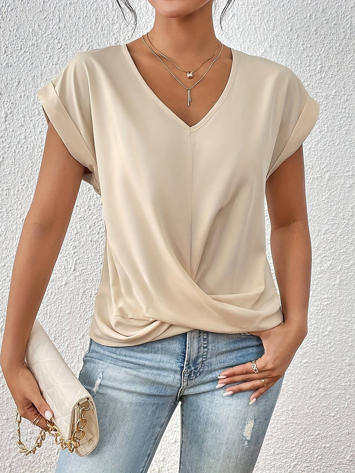 MONICA | BLUSA ELEGANTE CON SCOLLO CUORE